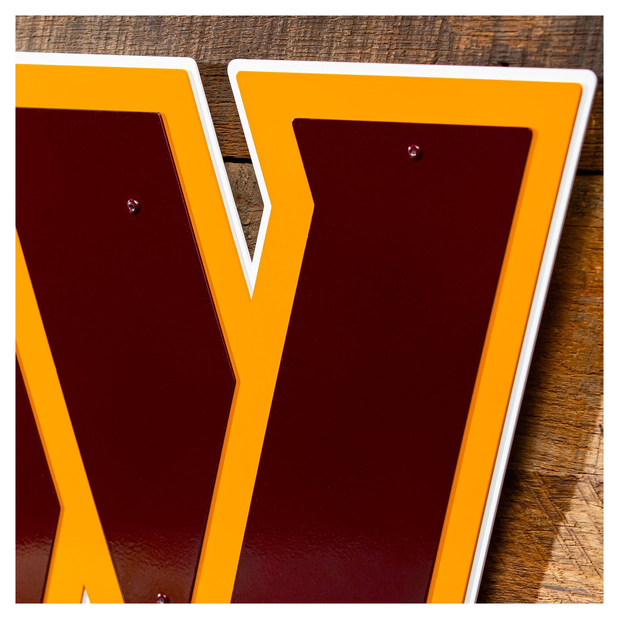 Alt View 2. Evergreen Enterprises - Washington Commanders 23" Layered Metal Wall Art Sign - Multicolor.