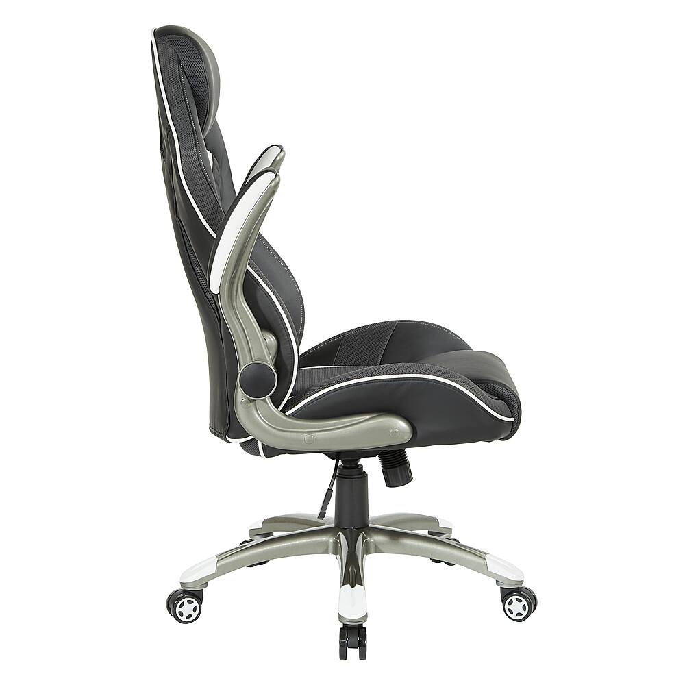 Left. OSP Home Furnishings - Xplorer 51 Gaming Chair - Black.