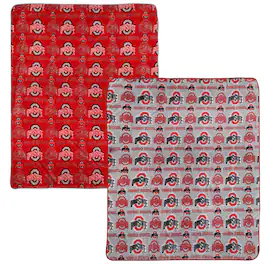 Pegasus - Ohio State Buckeyes 60- x 70- Home & Away Two-Piece Blanket Set - Multicolor