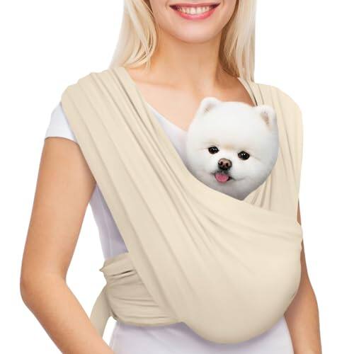 Front. Live At Space - Dog Carriers For Small Dogs Front Facing Cat Carrier Hands Free Size Adjustable Pet Reducing Soft Cotton Safe plus Charc.