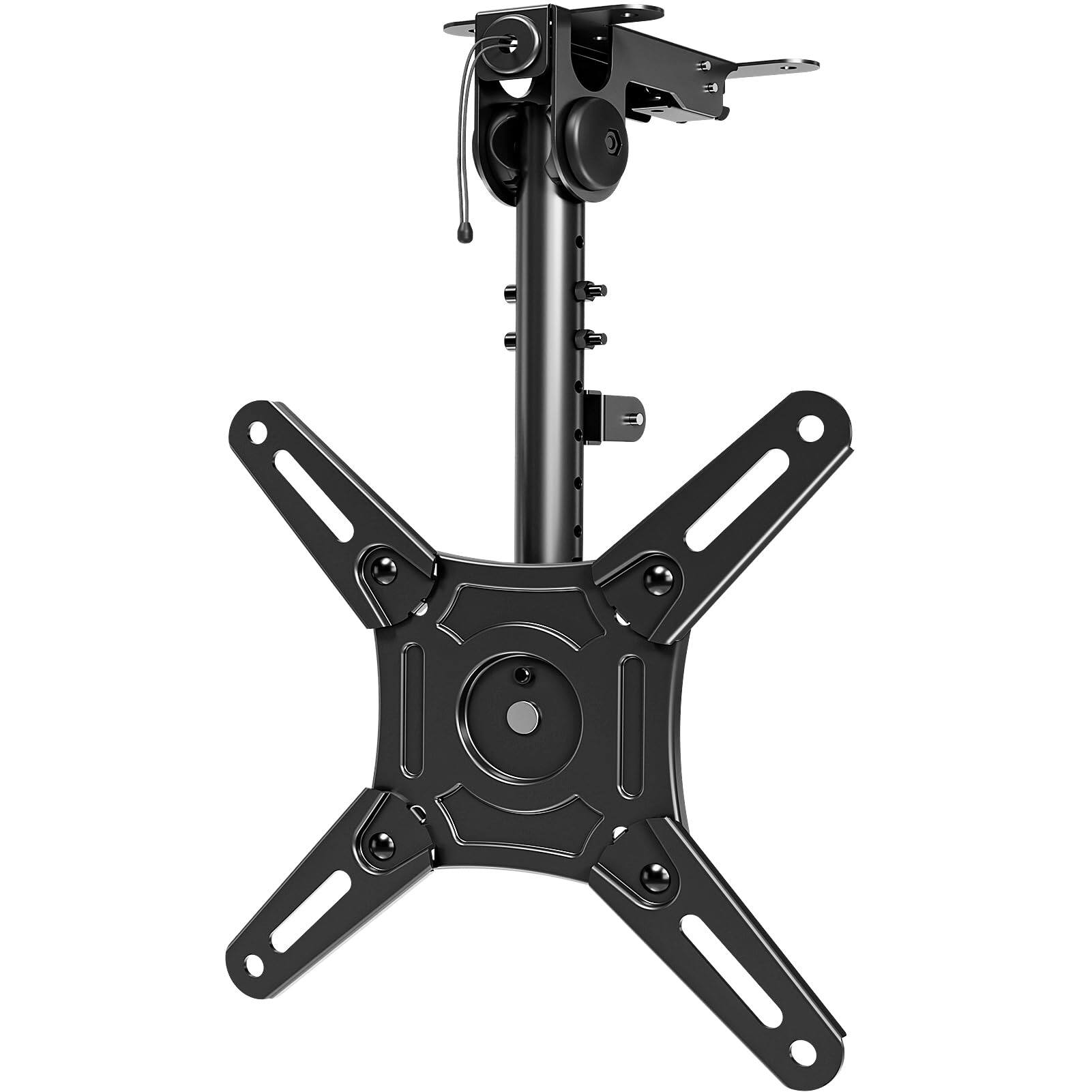 Front. Comfort Essence - Down Ceiling Tv Mount For Tvs monitor Full Motion Bracket With Height Adjustment 360 Swivel Rotate Fits - 13-40 inch TV Screens.