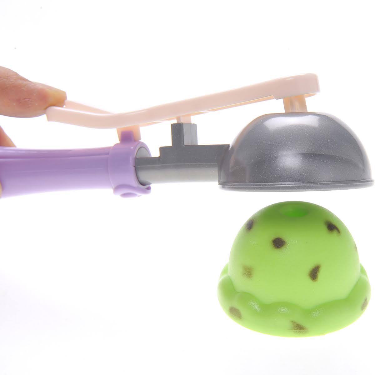 Alt View 4. JuzToys - Play Food Sets for Kids Kitchen, Ice Cream Toy Set with Ice Cream Scooper, Cones and Cups, Pretend Play for Toddlers 3-5 - Multi.