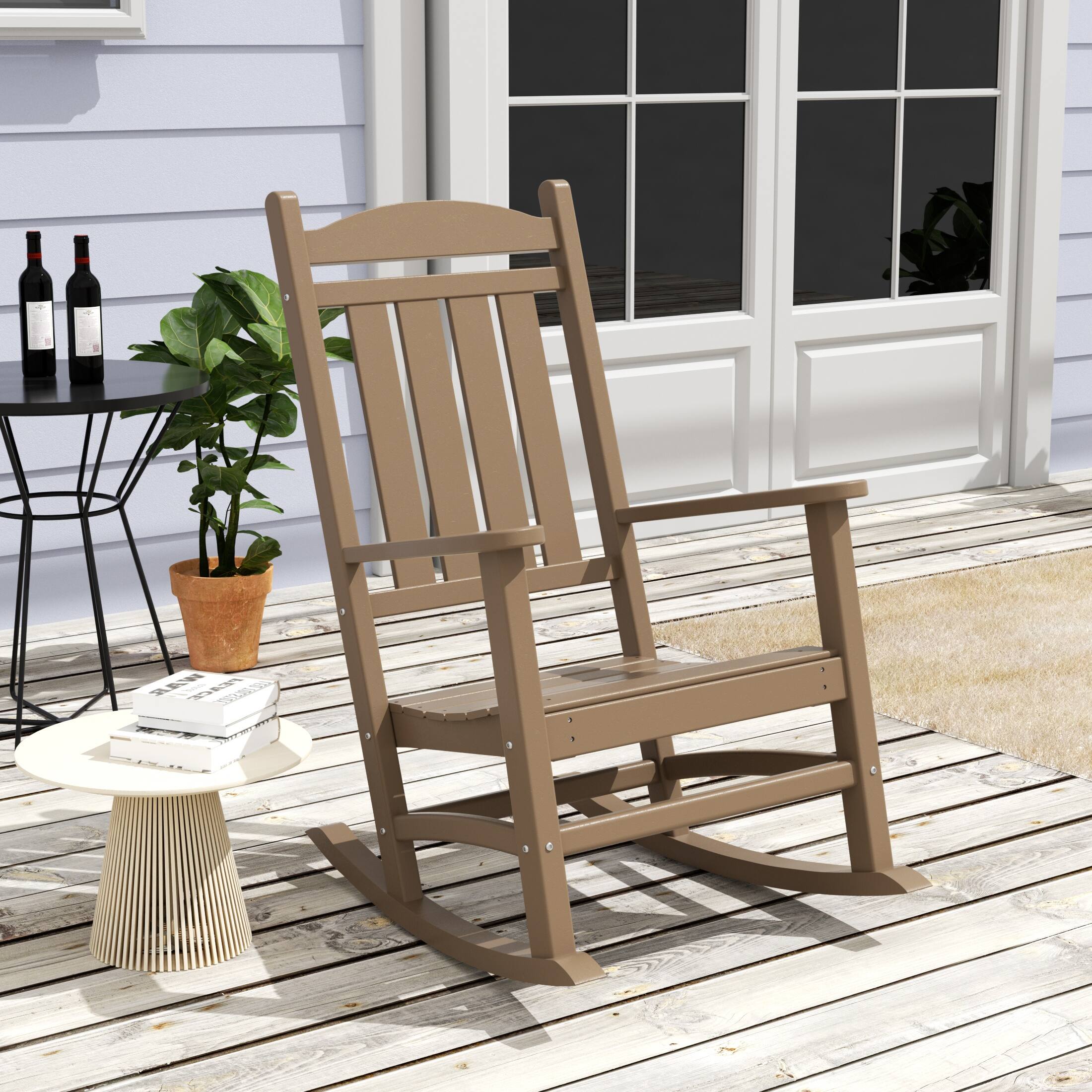 WestinTrends Malibu 3 Piece set Outdoor / Patio rocking chairs with a ...