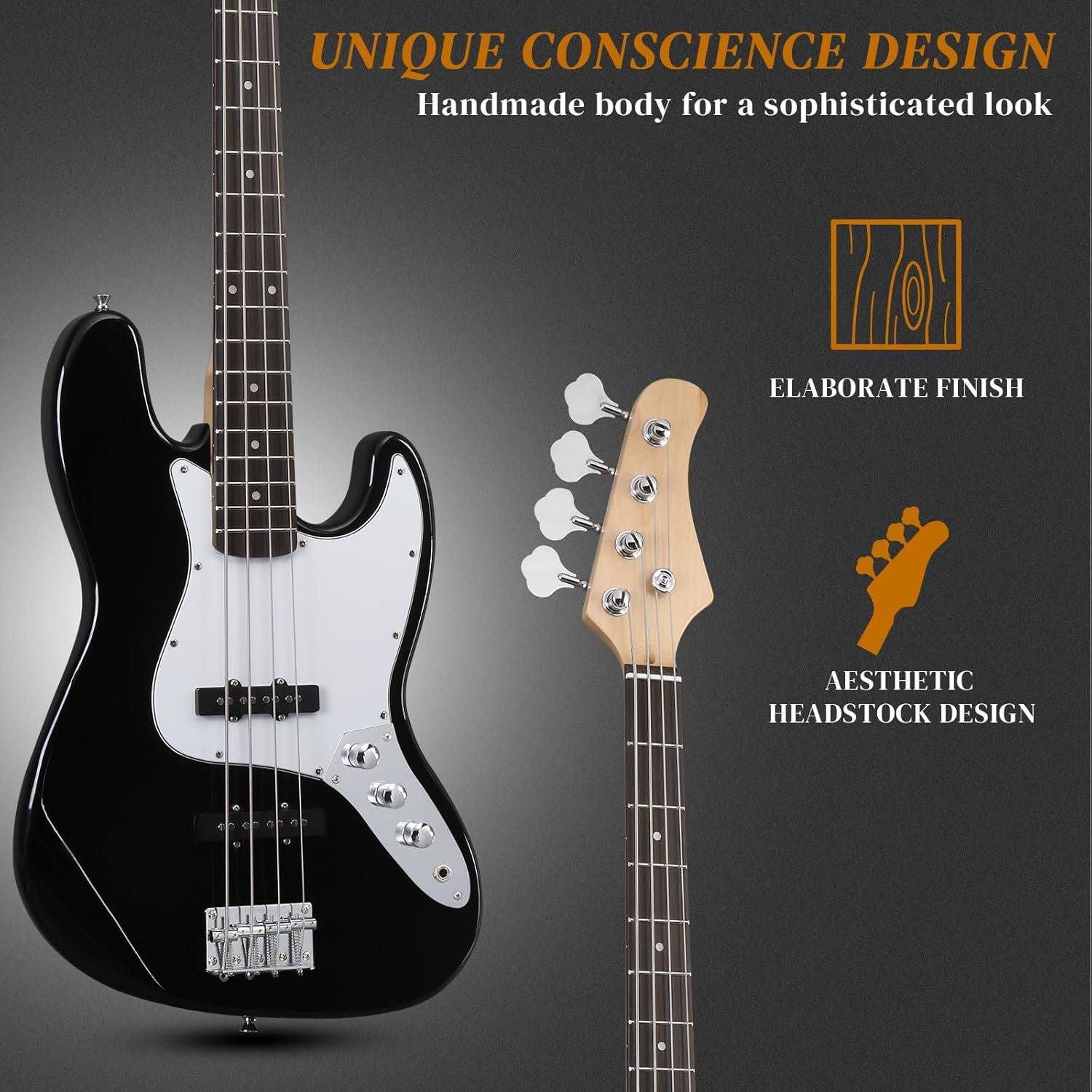 UNIQUE CONSCIENCE DESIGN  
Handmade body for a sophisticated look  

ELABORATE FINISH  

AESTHETIC HEADSTOCK DESIGN