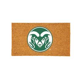Evergreen Enterprises - Colorado State Rams 28" x 16" Team Logo Outdoor Coir Mat - Multicolor
