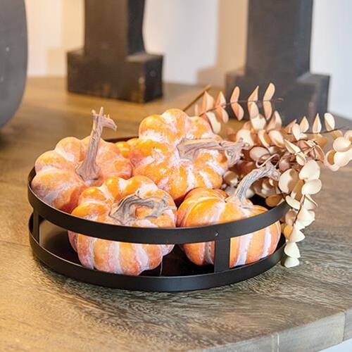 Angle. BreeBe - 5/Set Orange Pumpkins in Bag - Orange.