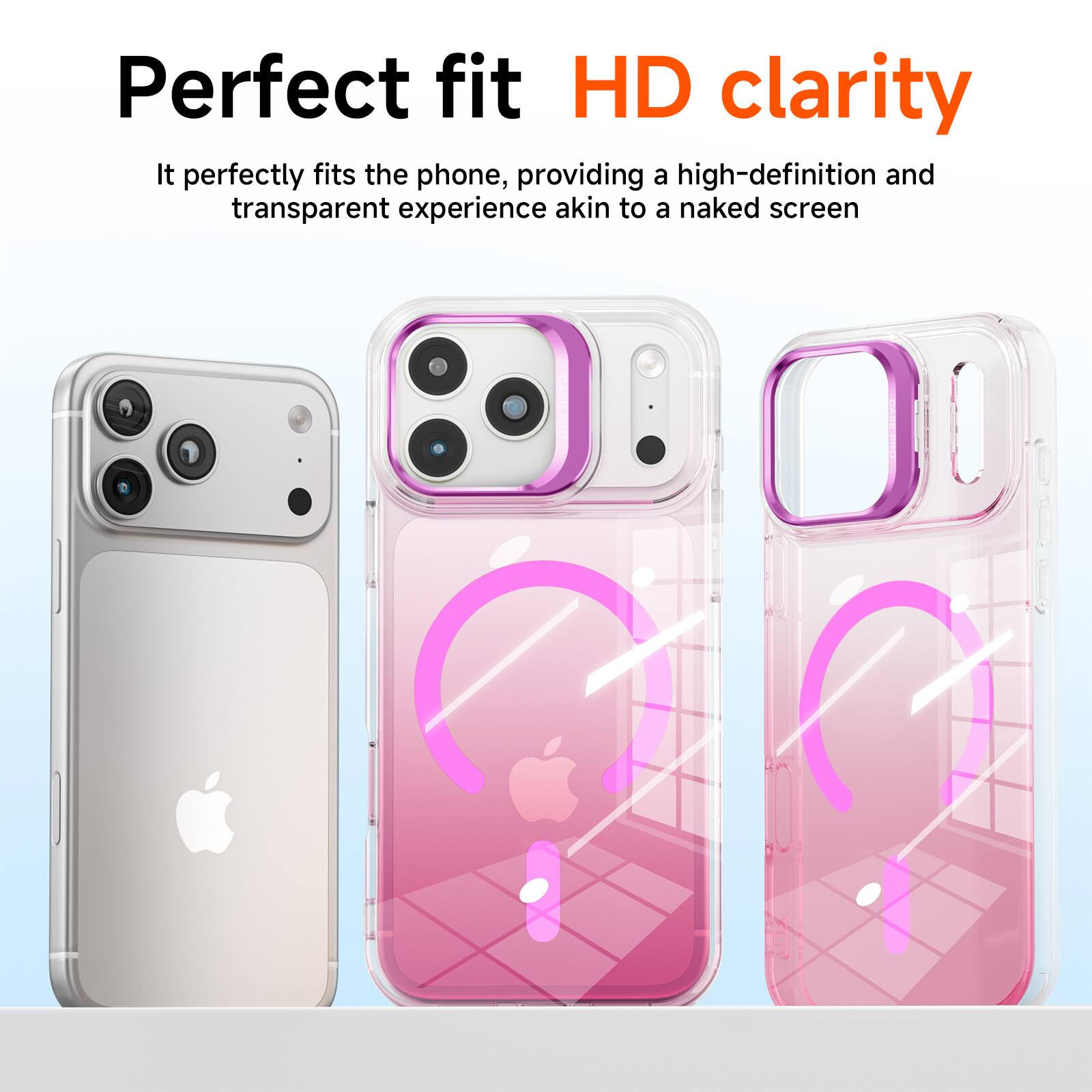 Perfect fit HD clarity

It perfectly fits the phone, providing a high-definition and transparent experience akin to a naked screen