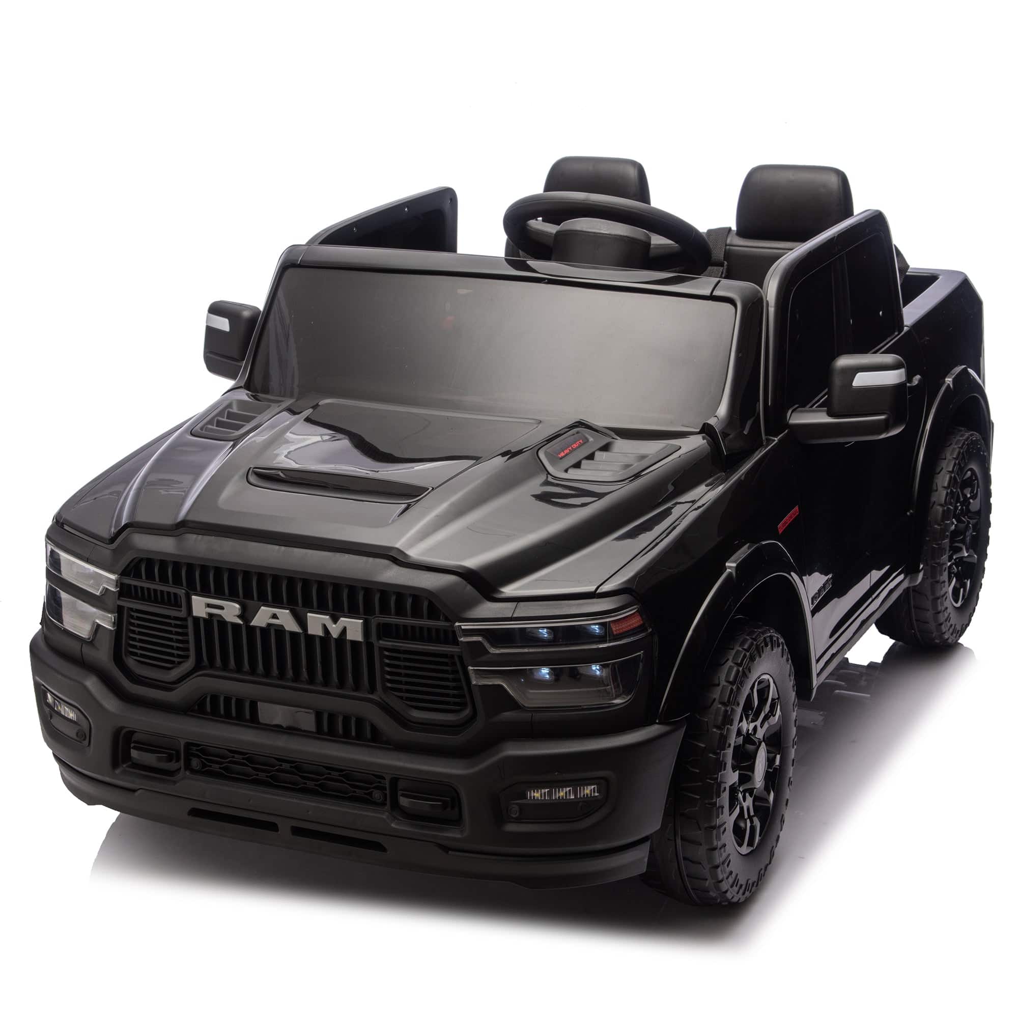 Boyel Living - 3+ 24V Kids Ride On UTV with Parents Remote Control Twin 80W Motors with 24V5 - Black