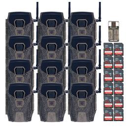Wildgame Innovations - Terra XT 2.0 Three Cellular Trail Cameras 4 Pack Bundle