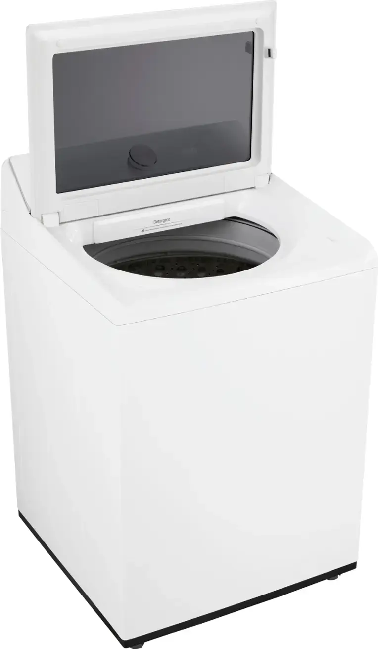 Alt View 18. LG - 4.8 Cu. Ft. High-Efficiency Smart Top Load Washer with EasyUnload - Alpine White.