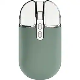 SKRAN - Simple Design Easy Use Cute Wireless Mouse, 2.4G/Bluetooth, Silent Click, 60-Day Battery for Office Library Students - Wireless - Green