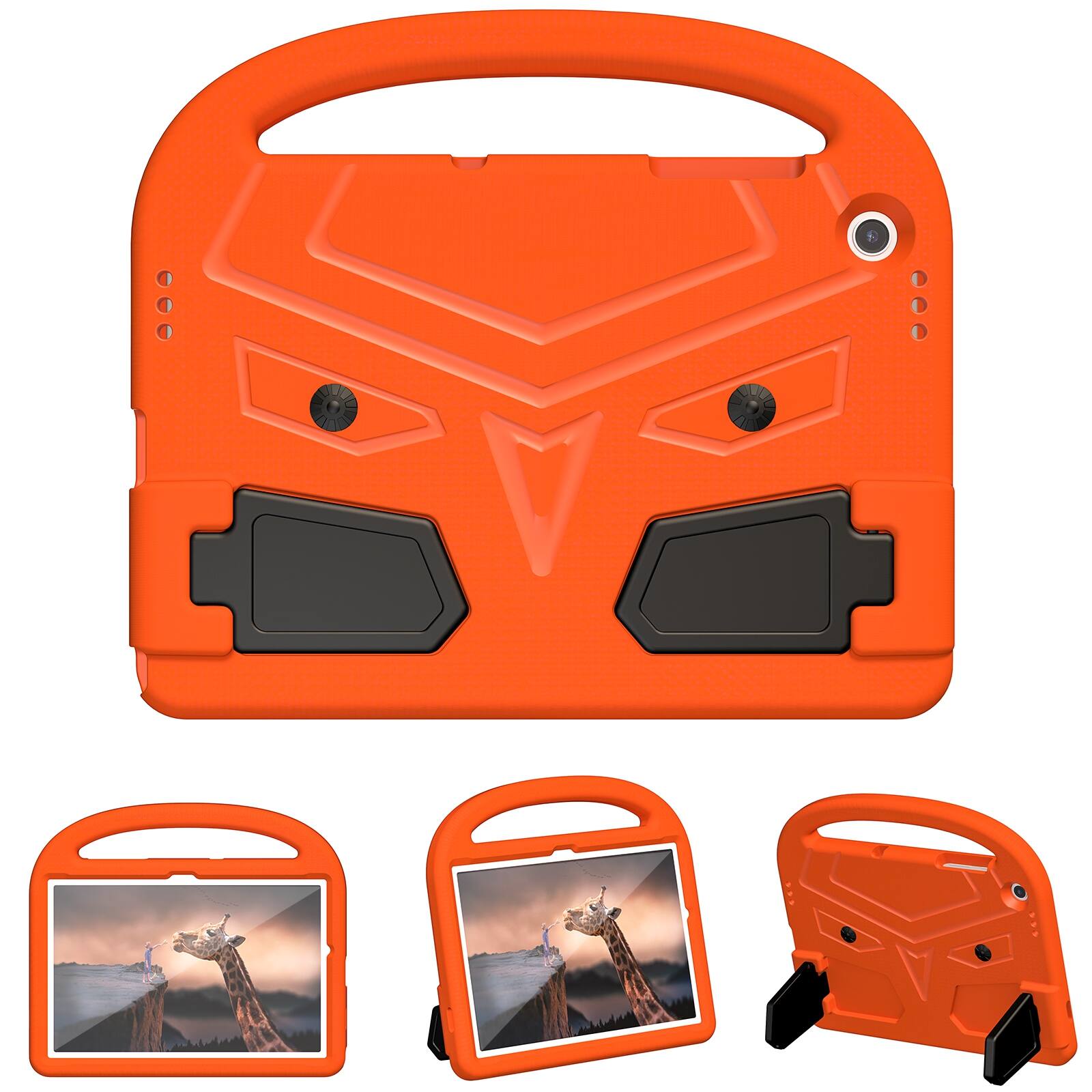 UUCOVER - Kids Case for Samsung Galaxy Tab A11+ 11-inch 2025 (SM-X230/X236/X238),Shockproof EVA Case Handle Kickstand Cover - Orange price history on PriceWatchPro