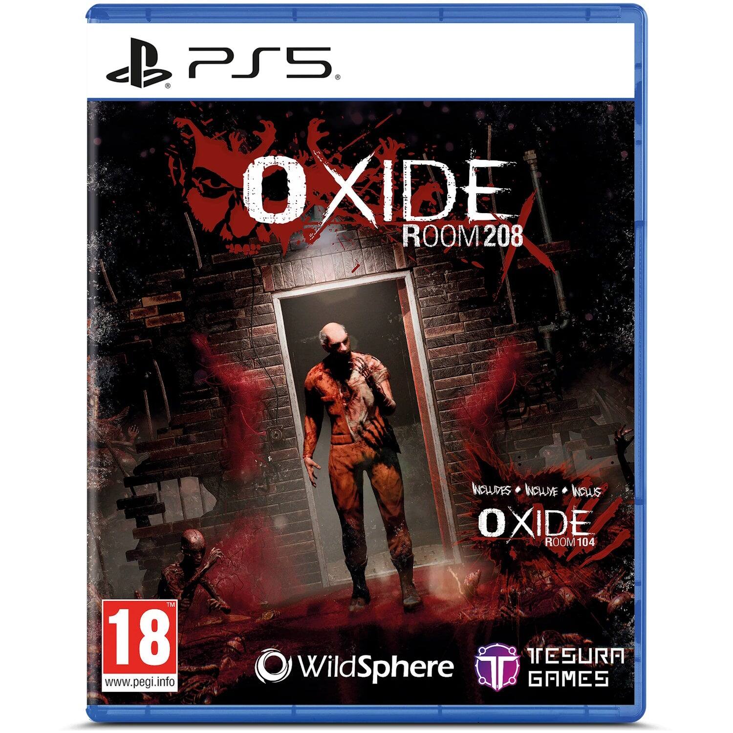 PS5 OXIDE ROOM208 INCLUIES INCLUYE INCLUS OXIDE ROOM 104 M 18 www.pegi.info TESURA WildSphere GAMES - M (Mature 17+)