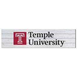 Jardine - Temple Owls 10" x 40" Logo Sign - White