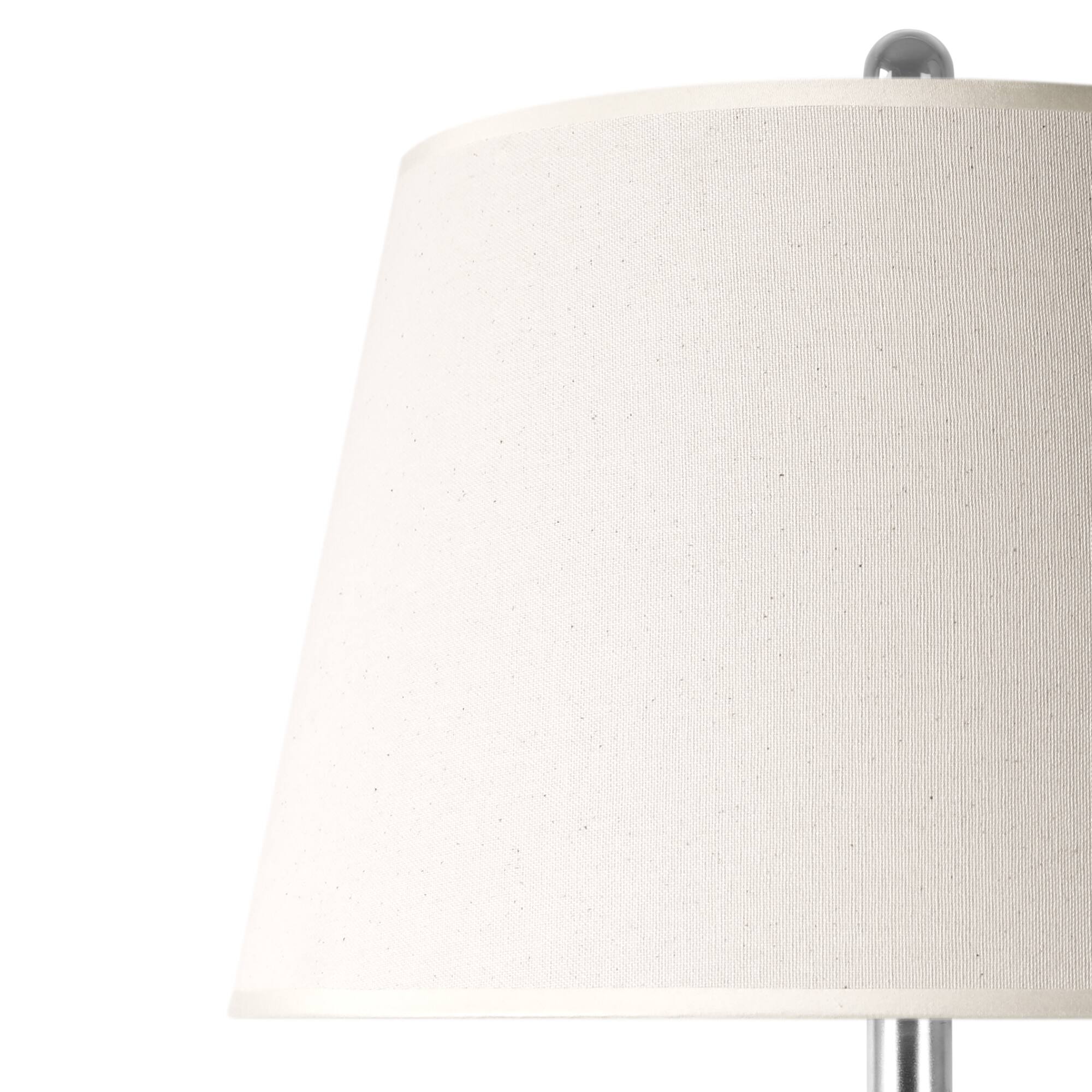 Alt View 2. partphoner - Rustic Ceramic Table Lamp - Brown-White.