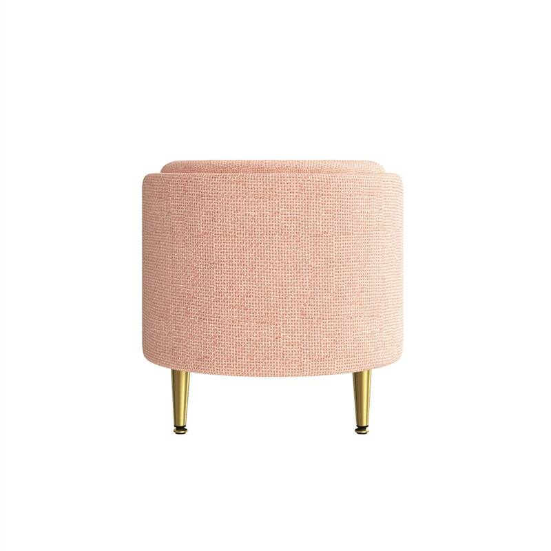 Alt View 5. HTUTWOO - Storage Ottoman - Upholstered Storage Bench End of Bed Bench Entryway Shoe Bench,Living Room Bedroom and Entryway - Pink.