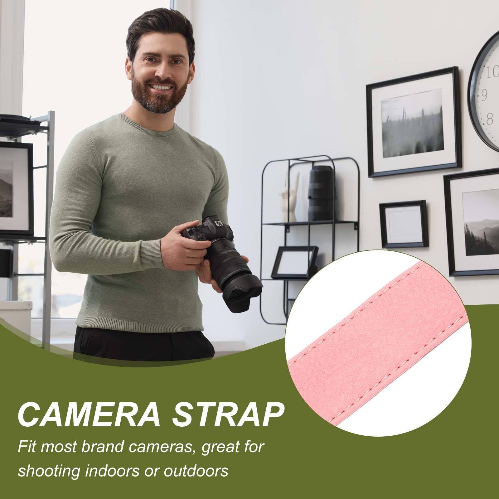 10 9 8 V CAMERA STRAP  
Fit most brand cameras, great for shooting indoors or outdoors  

CAMERA STRAP  
Fit most brand cameras, great for shooting indoors or outdoors