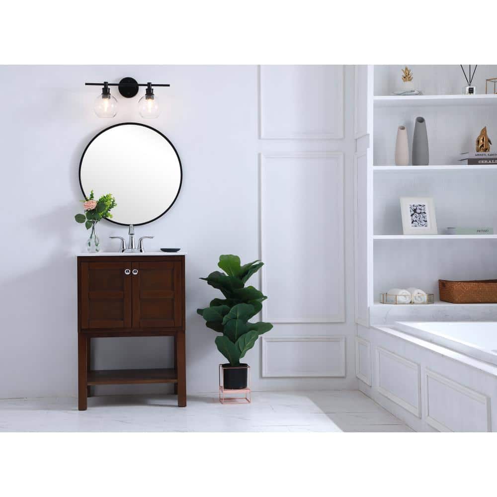 Living District - Collier 2 light Wall sconce - Black And Clear Glass price history on PriceWatchPro