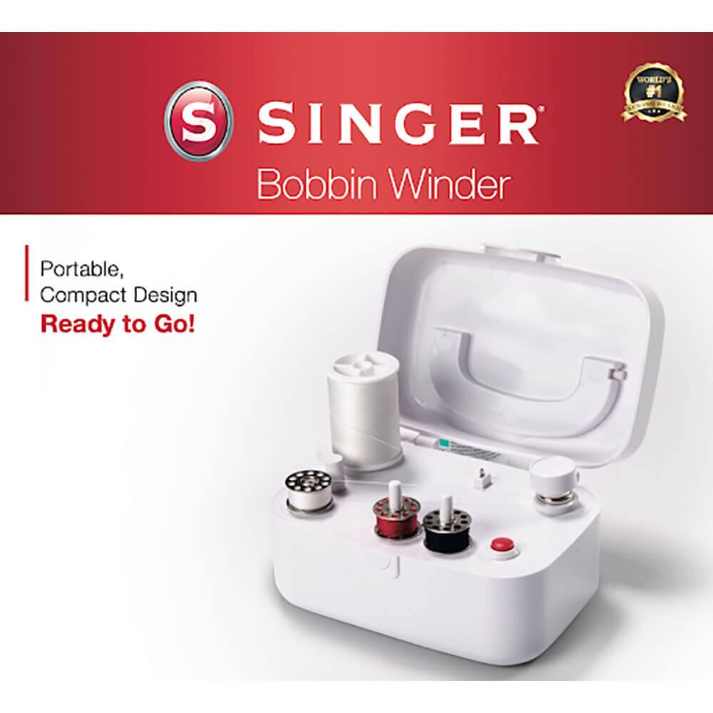 WORLD'S #1 SINGER Bobbin Winder Portable, Compact Design Ready to Go!