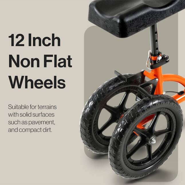 12 Inch Non Flat Wheels

Suitable for terrains with solid surfaces such as pavement, and compact dirt.