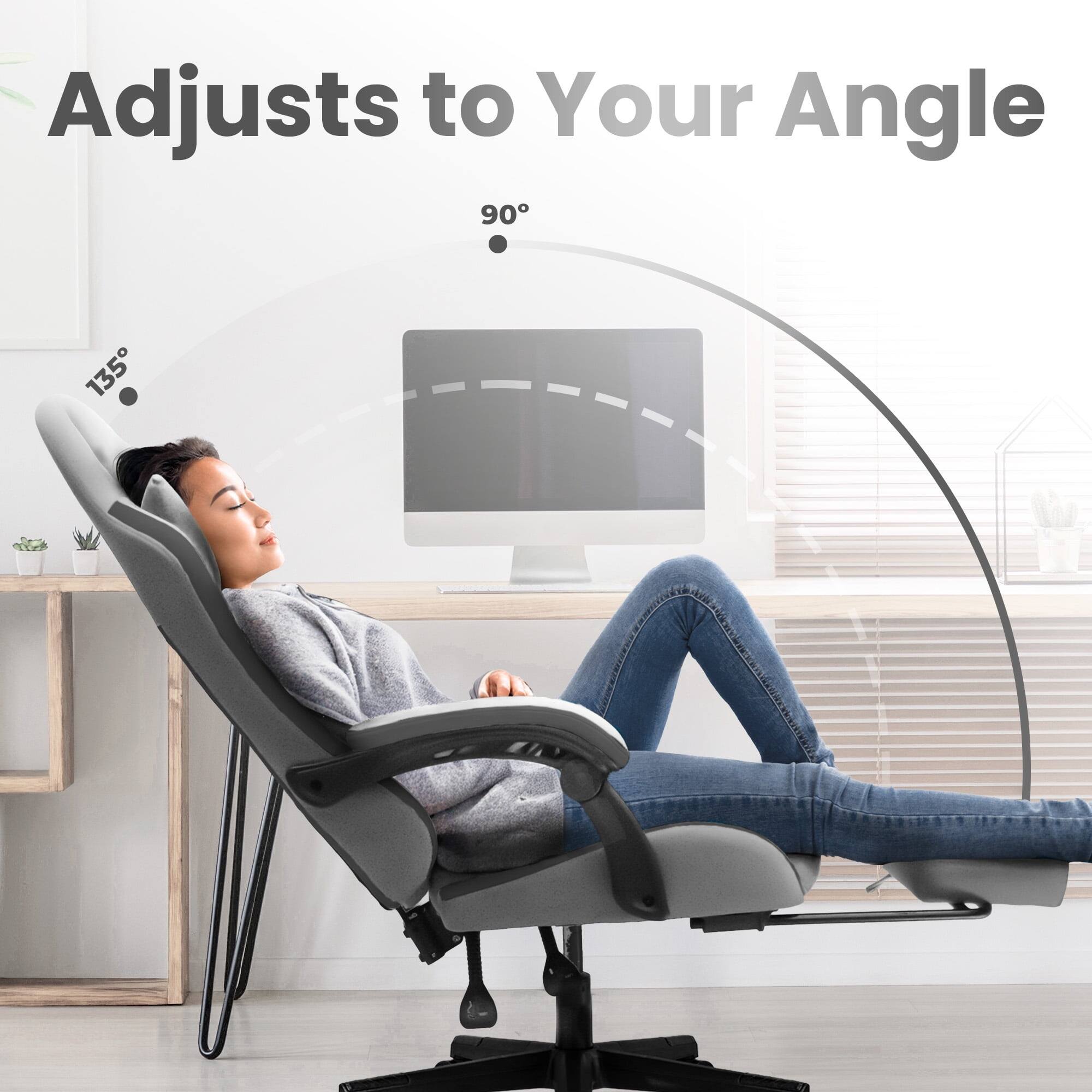 Adjusts to Your Angle  
90°  
135°