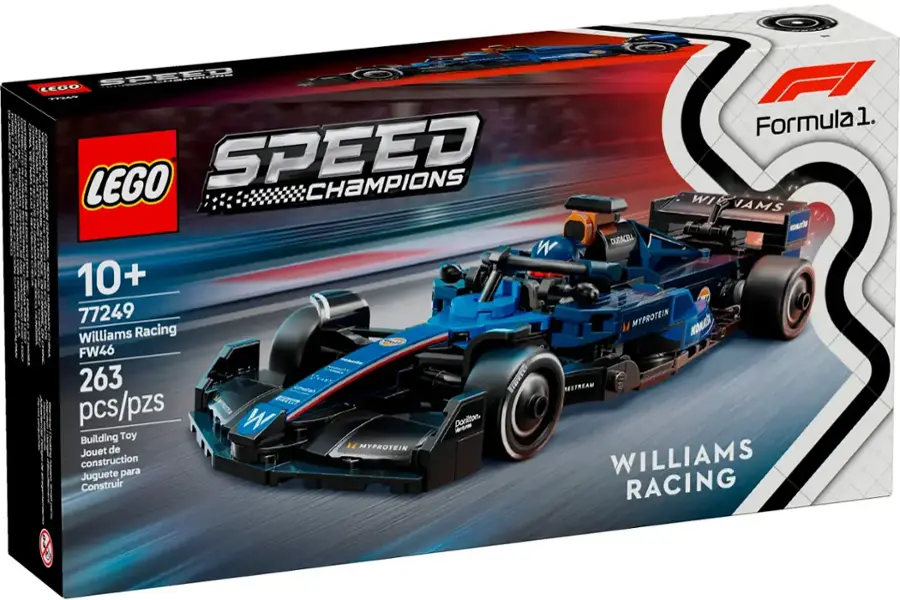 SPEED LEGO Formula 1. LEGO SPEED CHAMPIONS Williams FW46 Racing. 10+ 77249 MYPROTEIN Jouet WILLIAMS construction Juguete para Construir RACING.
