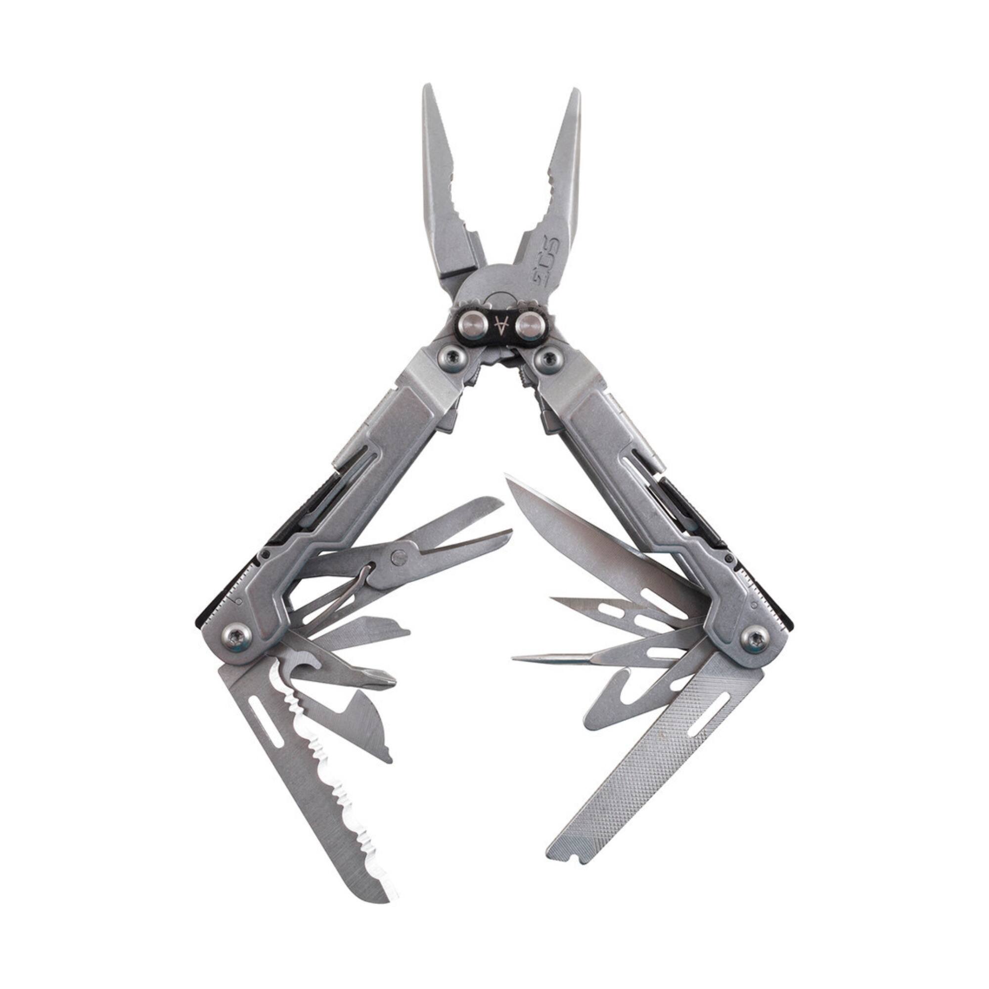 Left. SOG - SOG Powerpint Mini Mutli-Tool - Stone Wash - Stone Wash.