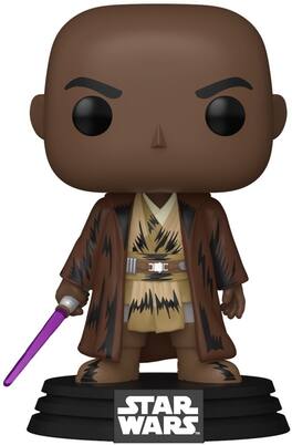 Funko - POP! Star Wars: Mace Windu (Retro) - COLLECTIBLES - Multicolor