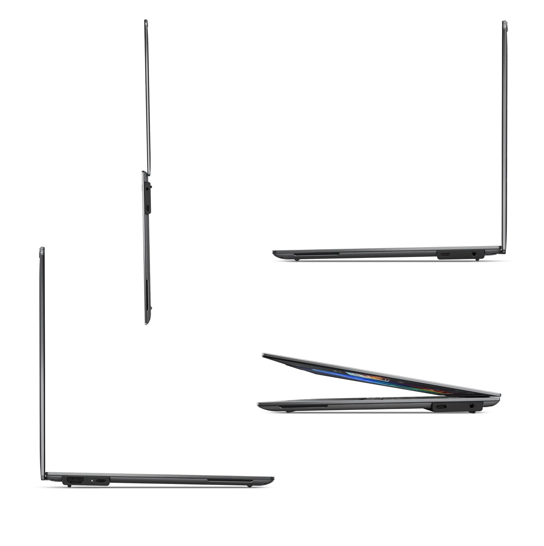 Alt View 7. Lenovo - ThinkPad X9 14 Aura Edition Laptop 14.0 2.8K Display (Ultra 7-258V, 32GB, 2TB  SSD, Win 11 Pro) w/17in Backpack - Thunder Grey.