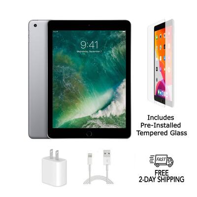 Apple Refurbished Excellent iPad 5th Gen A1822 (WiFi) 32GB w Apple Refurbished Excellent iPad 5th Gen A1822 (WiFi) 32GB w