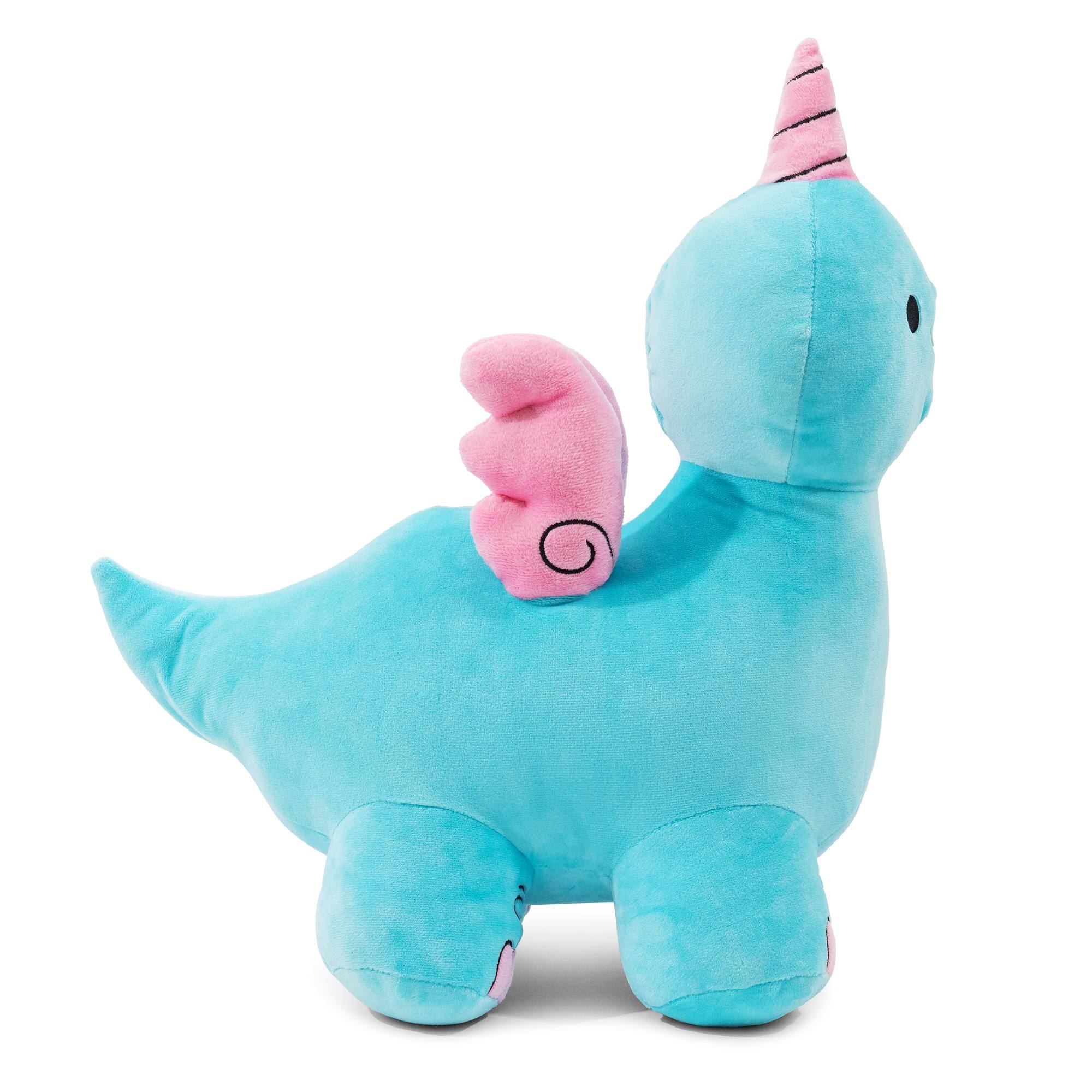 Alt View 10. Golden Bell Studios - Pretending to Grownup Unipegasaurus 12-Inch Collector Plush - Blue.