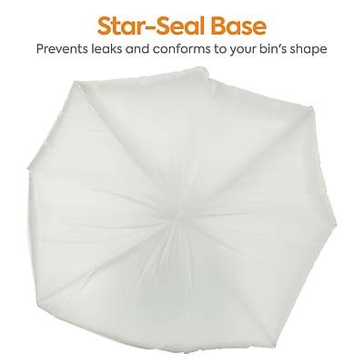 Star-Seal Base  
Prevents leaks and conforms to your bin's shape