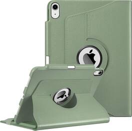 Fintie - Rotating Case for iPad Air 11-inch (M4/M3/M2) & Air 4th/5th Gen 10.9" | 360° Swivel Stand Shockproof Cover - Sage Green