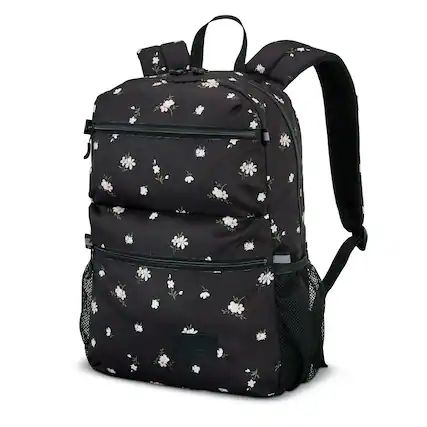 Front. High Sierra - BTS 2020 Everclass Backpack - Floral / Black.