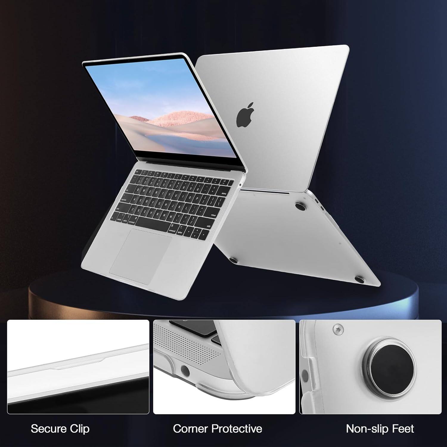 Secure Clip Corner Protective Non-slip Feet