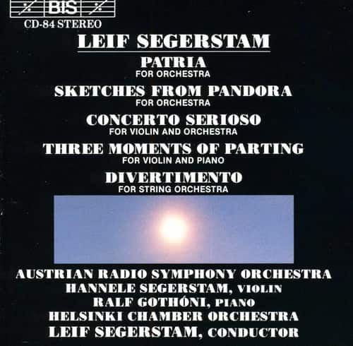 Leif Segerstam - Concerto Setioso - COMPACT DISCS