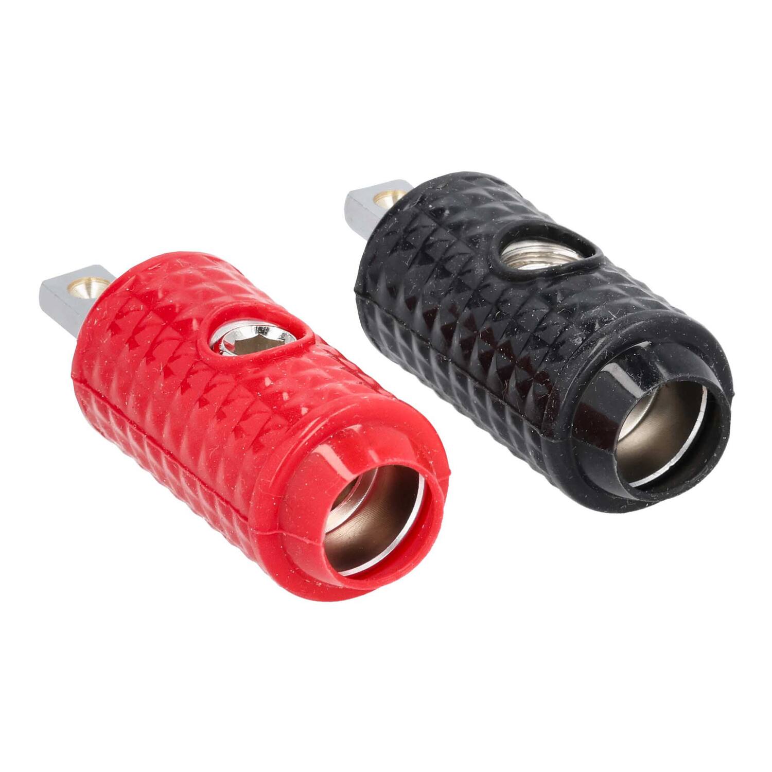 Alt View 6. Install Bay - IBWRD04P Single 0 AWG to 4 AWG Amplifier Input Wire Reducer, Pair - Black/Red.