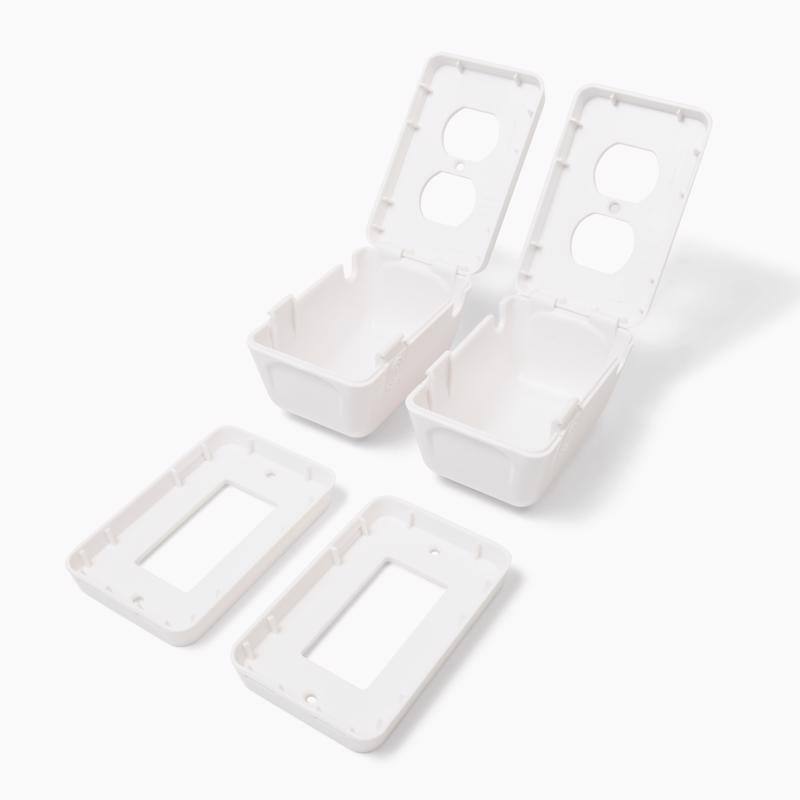 Angle. Regalos Siglo XXI - Regalo White Plastic Outlet Cover 2 pk.