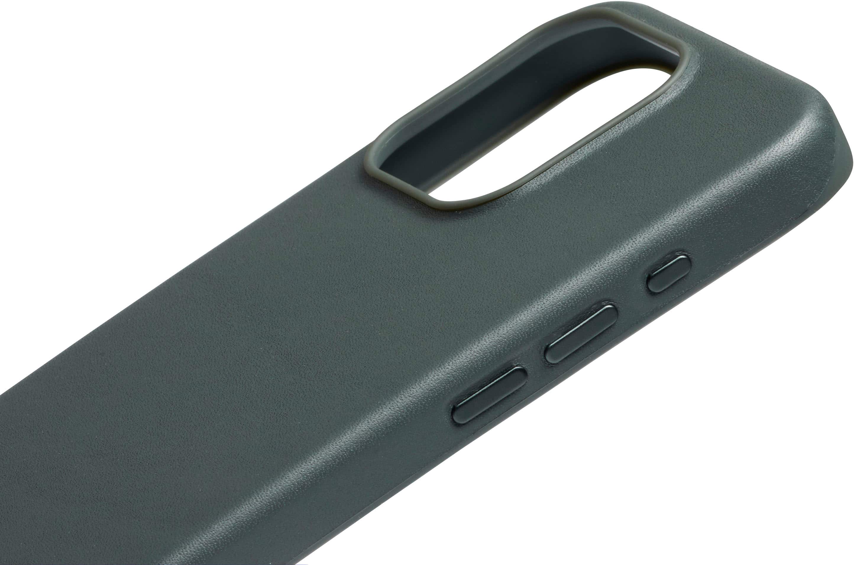 Alt View 1. Bellroy - iPhone 15 Pro Leather Phone Case - Everglade.