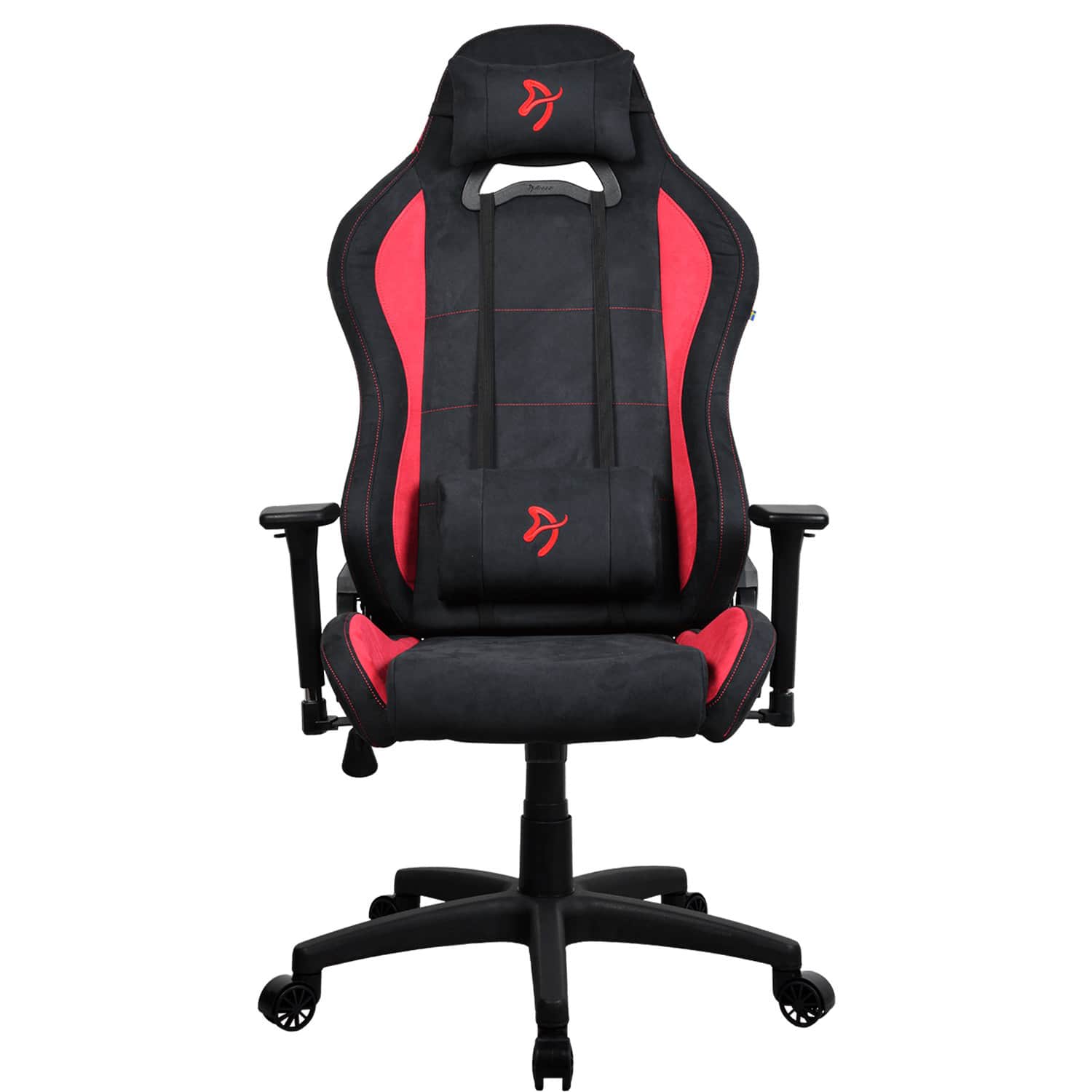 Angle. Arozzi - Torretta Supersoft Upholstery Fabric Gaming Chair - Red.