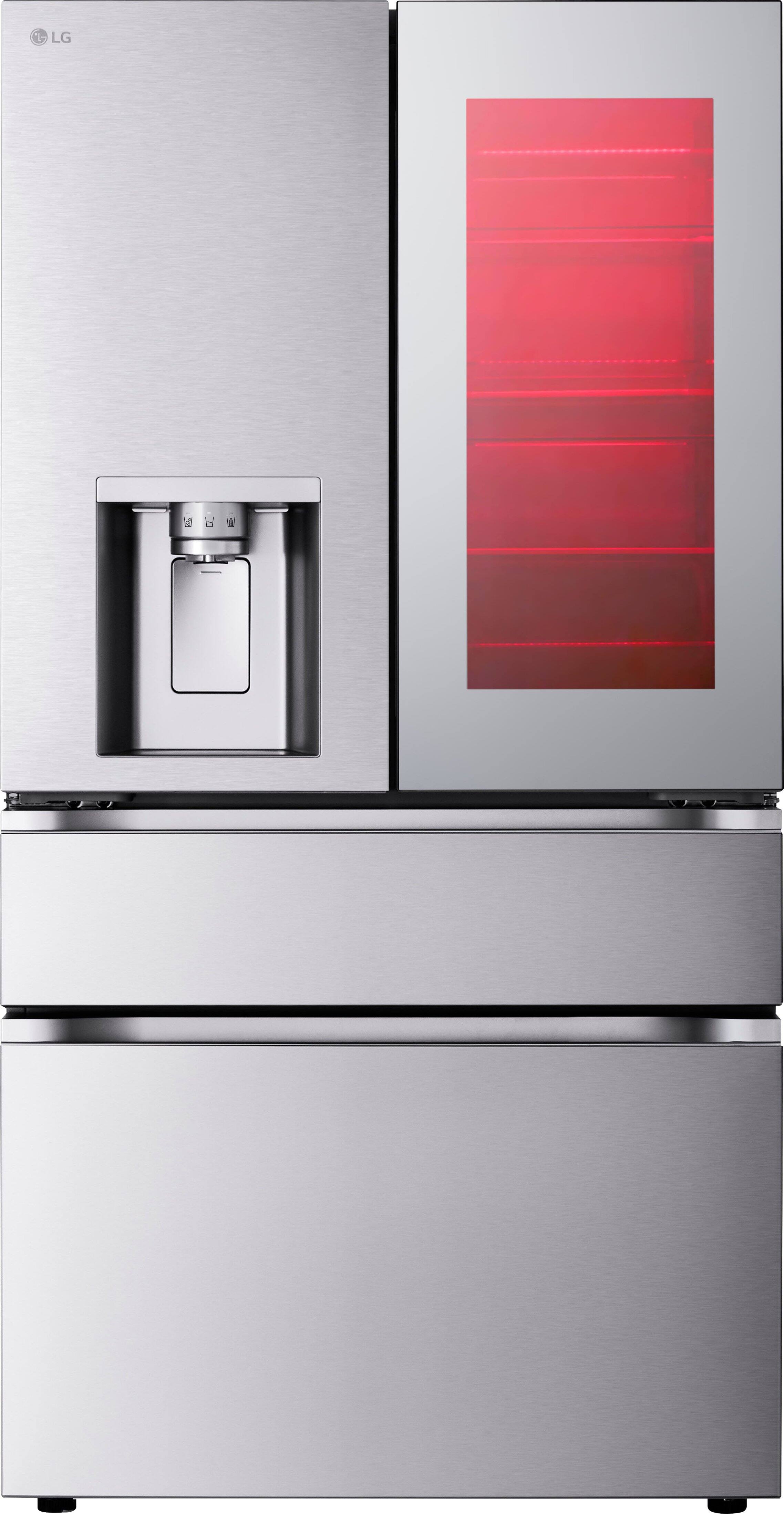 Alt View 14. LG - Standard-Depth MAX 28.6 Cu. Ft. French Door-in-Door Smart Refrigerator with Mini Craft Ice - PrintProof Stainless Steel.