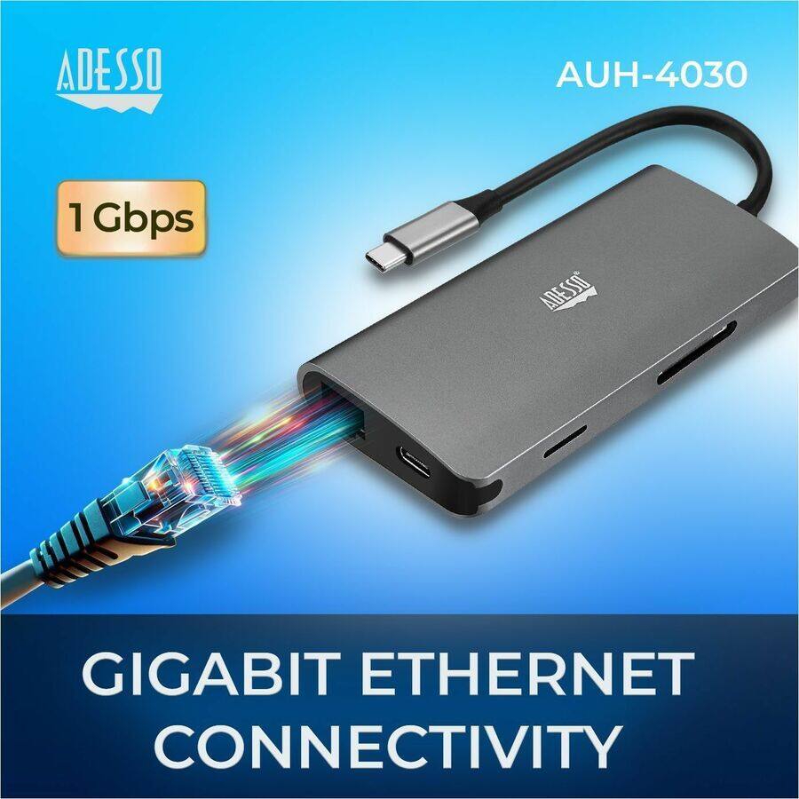 ADESSO AUH-4030  
1 Gbps  
GIGABIT ETHERNET CONNECTIVITY