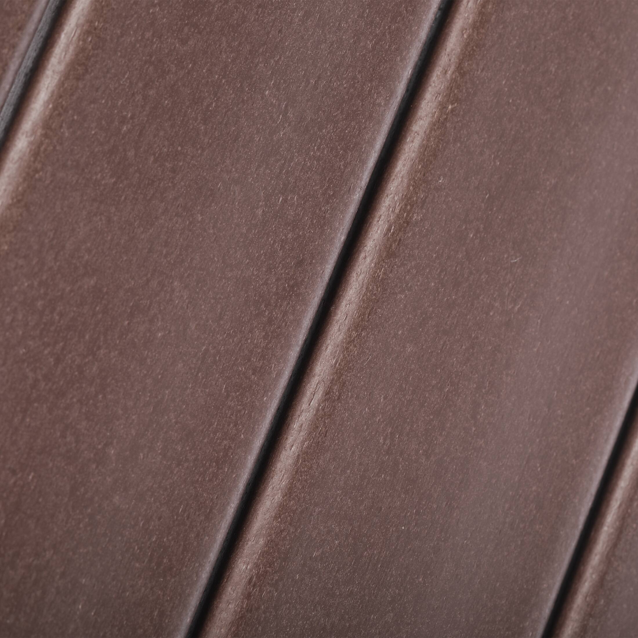 Alt View 4. WestinTrends - WestinTrends Malibu Kids Outdoor Patio Furniture HDPE Adirondack Square Side Table - Dark Brown.