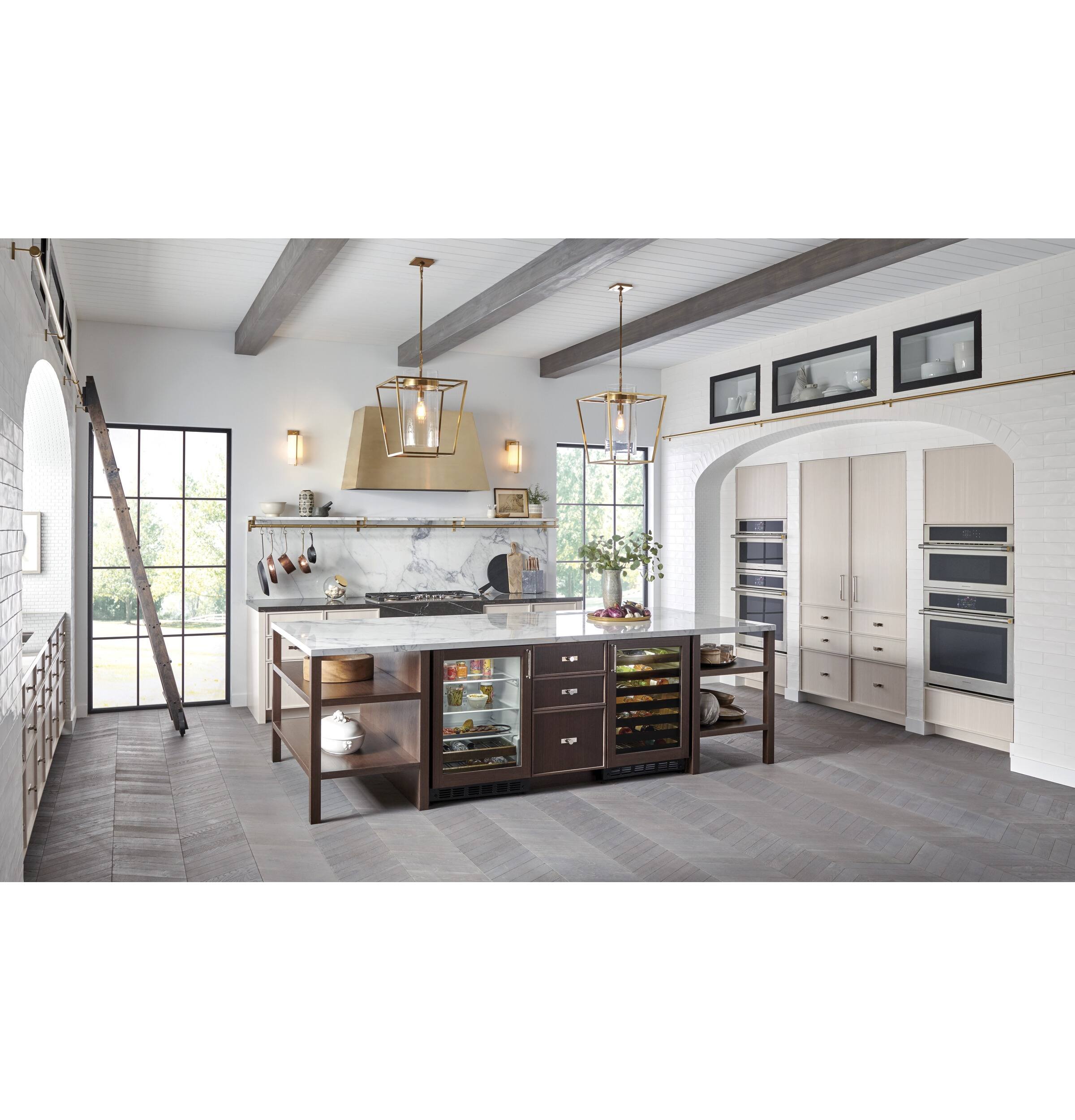 Alt View 17. Monogram - 30" Built-In Single Electric Convection Wall Oven with European Convection and LCD Controls - Stainless steel.