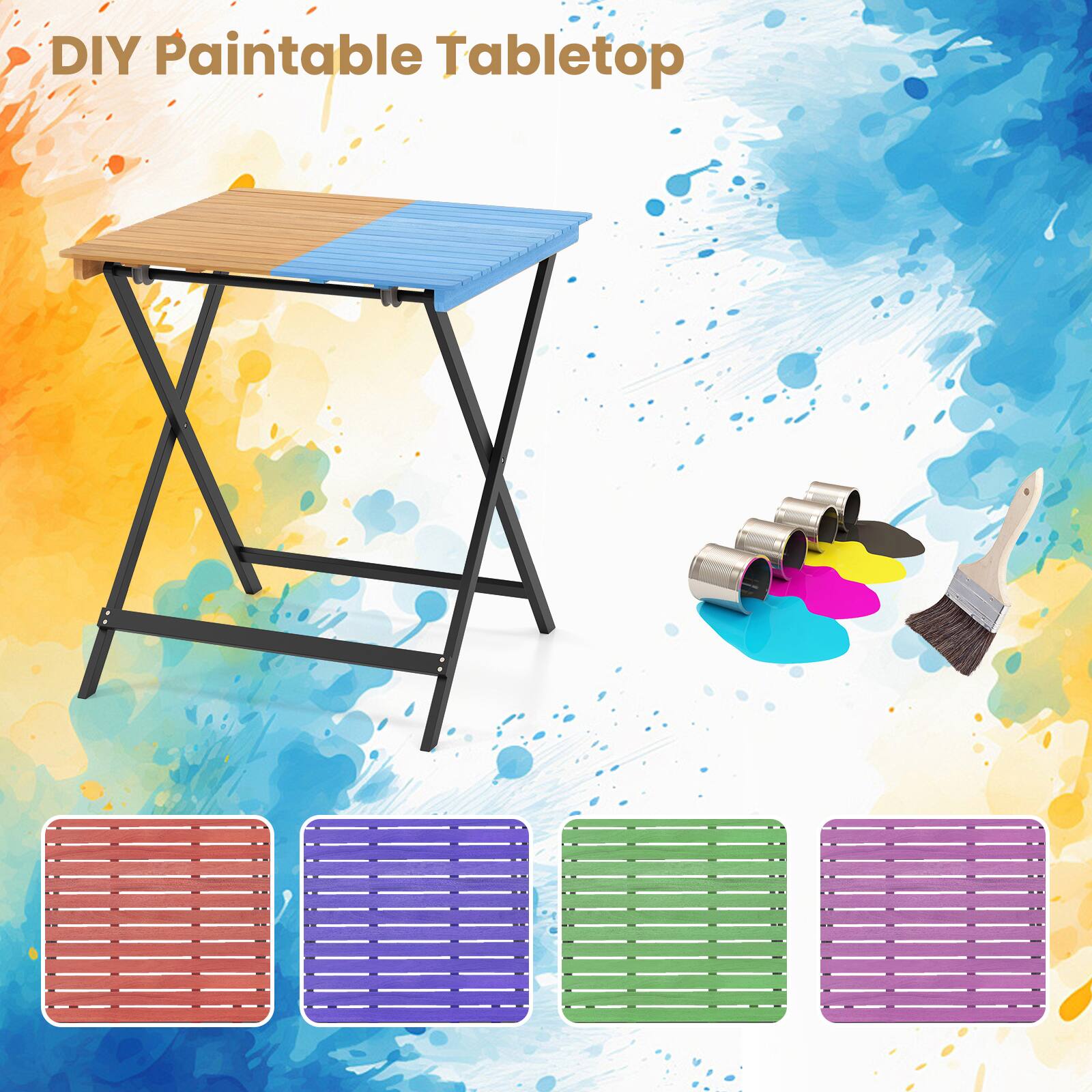 DIY Paintable Tabletop
