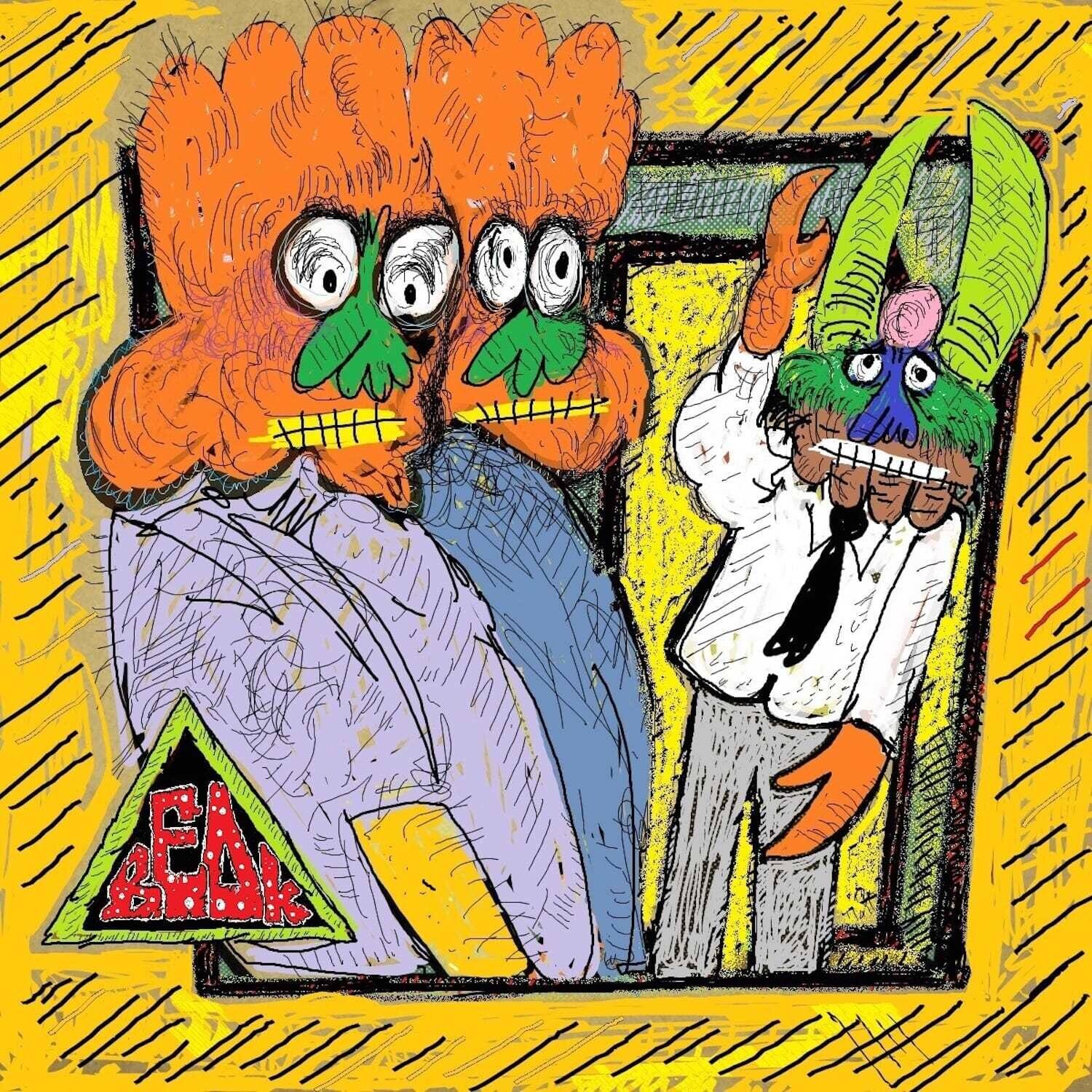 Front. Beak - Life Goes On EP   - VINYL LP.
