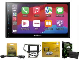 Pioneer - DMH-W3050NEX Digital Receiver Backup Camera + ADSMRR + KIT-JGC1 compatible with 2014+ Jeep Grand Cherokee - Black