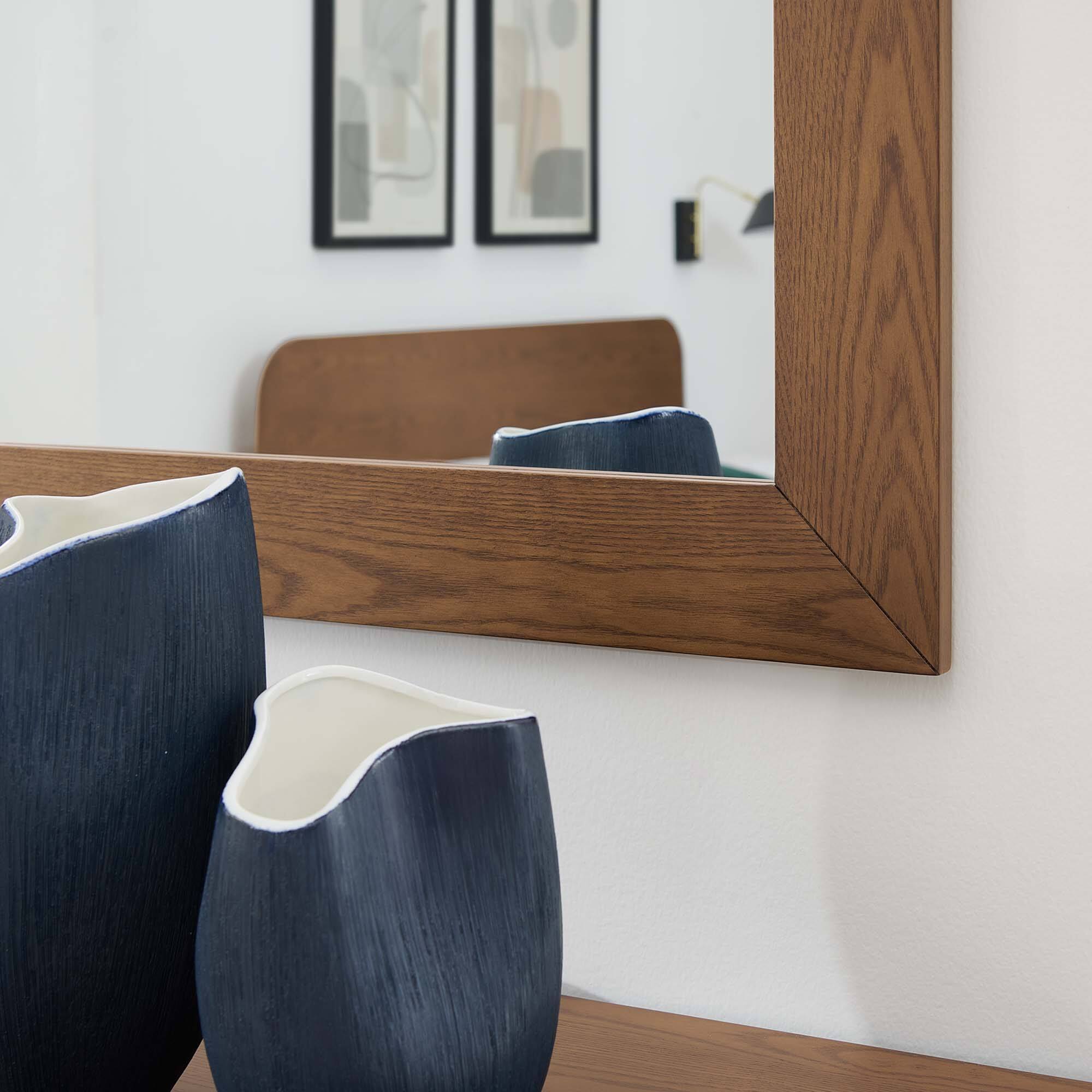 Left. Modway - Dylan Mirror by Modway - Walnut.