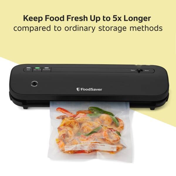 Keep Food Fresh Up to 5x Longer compared to ordinary storage methods

AGR FoodSaver