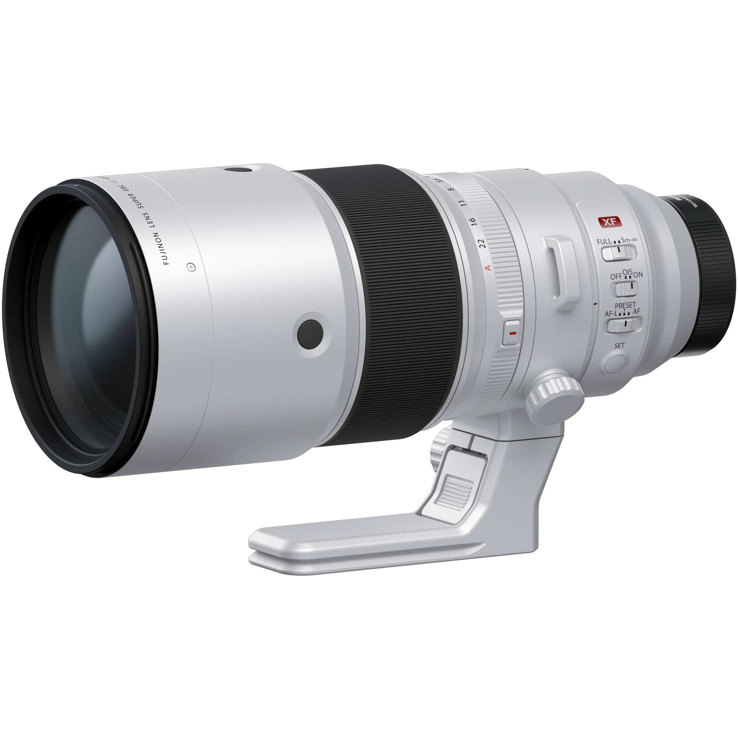 EGG SUPER LENS FUJINON  
95  
8  
11 16 22  
XF FULL 5m-∞  
OFF/ON  
PRESET  
AF-L...AF  
SET